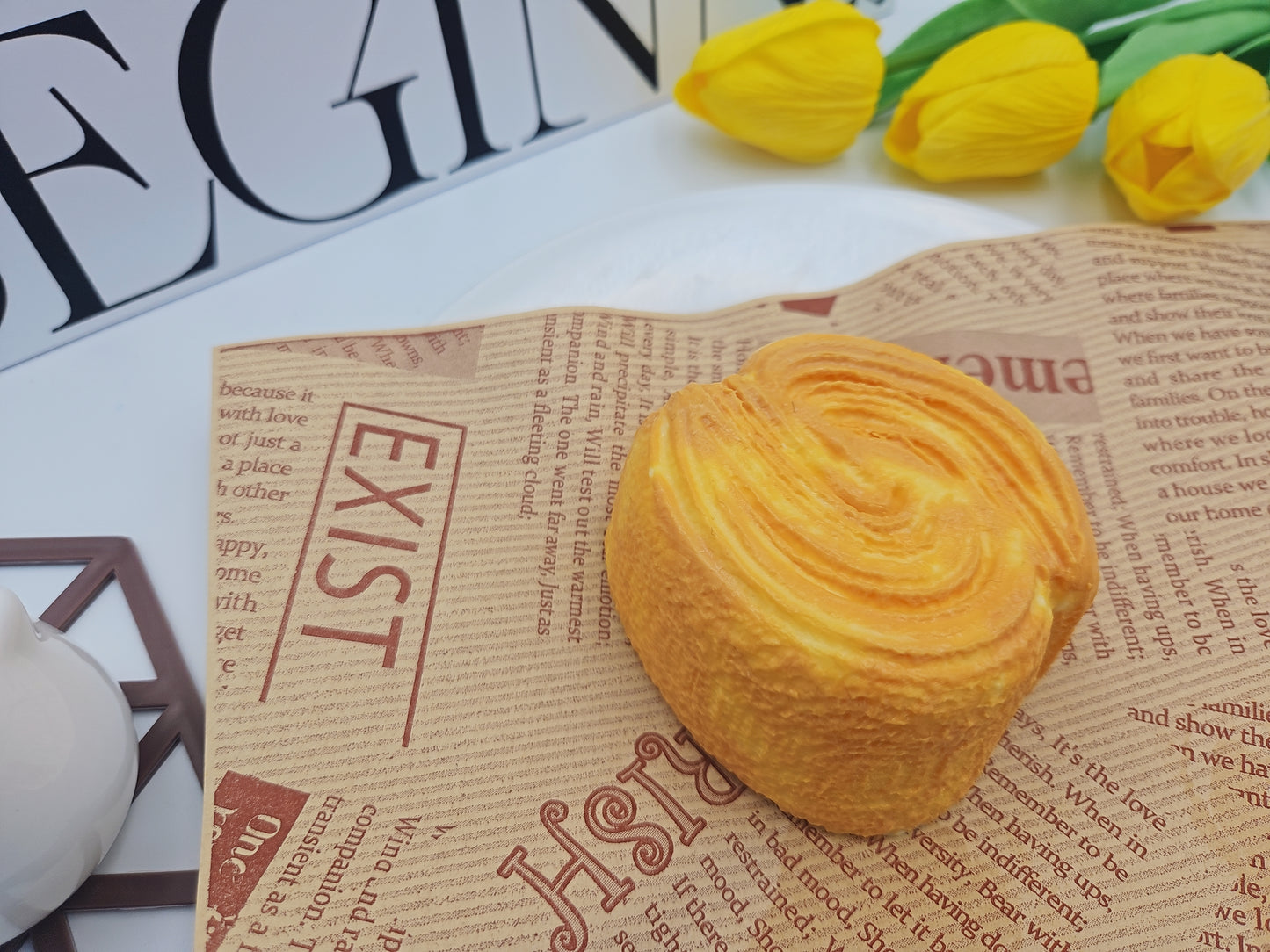 Hand-Pulled Croissant Squishy🍞